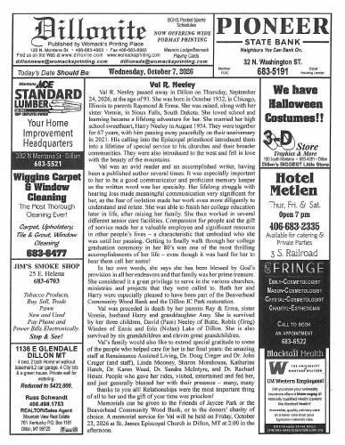 Wednesday, October 7, 2026