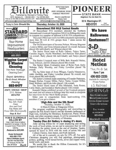 Thursday, October 15, 2026